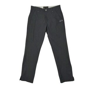 Oakley‎ Pants Mens 33x31.5* Golf Chino Black Stretch Hiking Y2K Lightweight